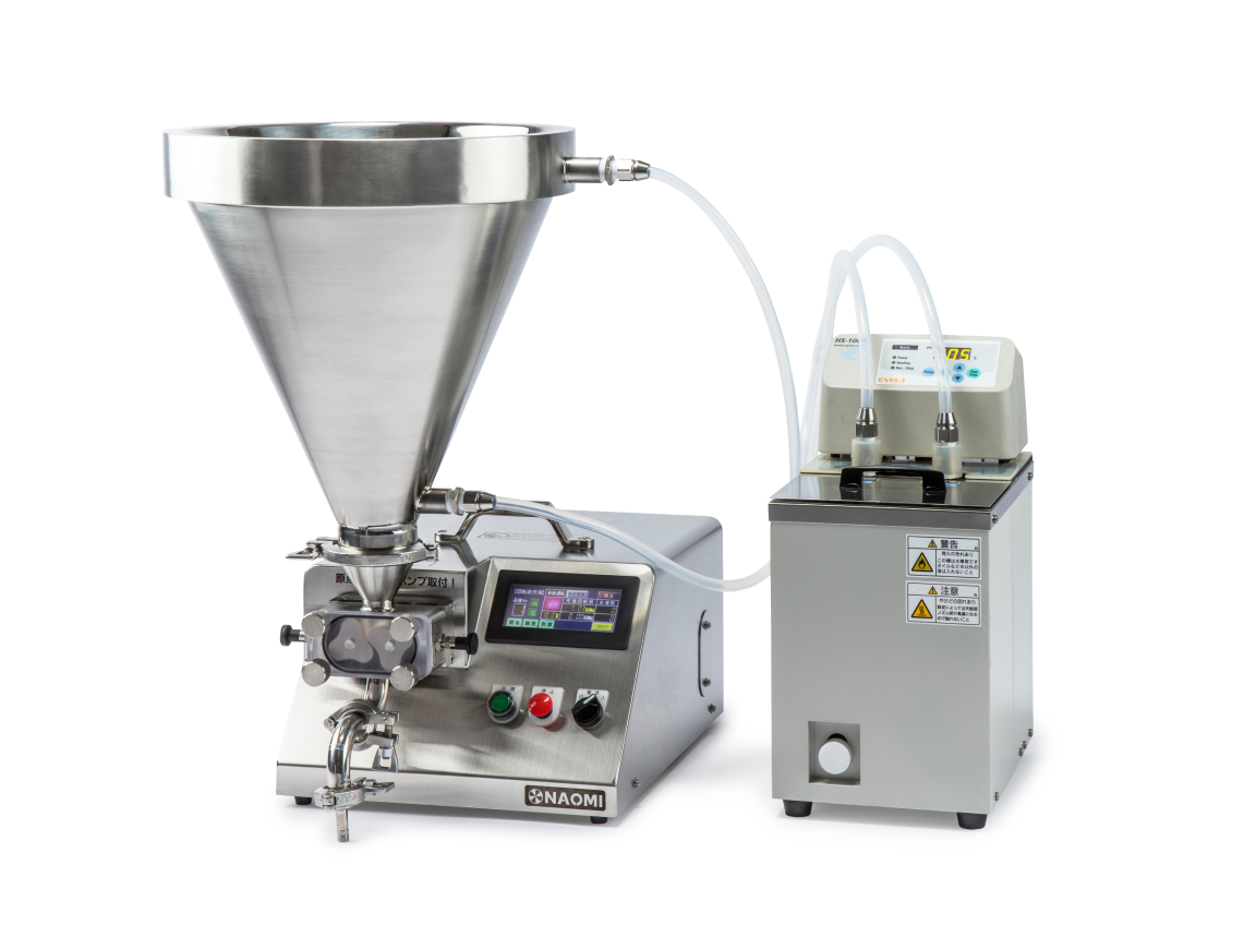 二重ホッパー温水循環装置(液温保持用)-充填機専門メーカー株式会社ナオミ